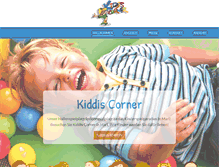 Tablet Screenshot of kiddis-corner.com